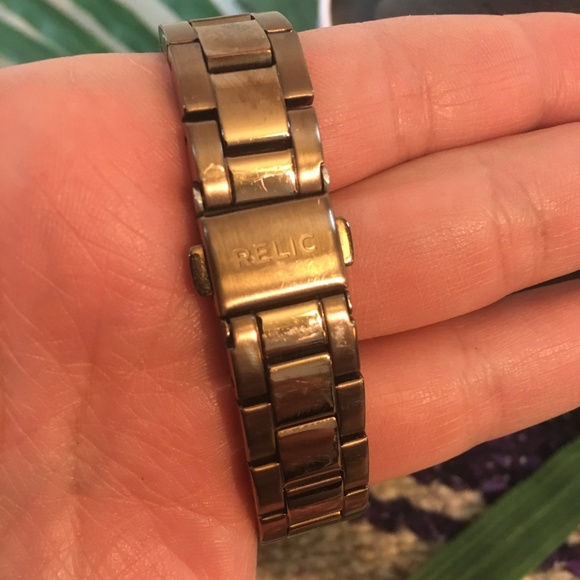 Relic by FossilWater resistant watch bronze EUC